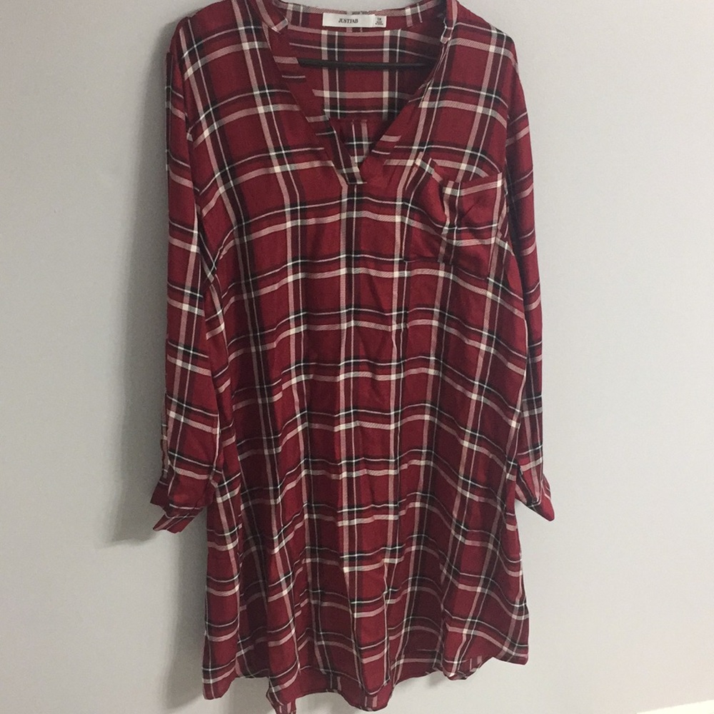NWT Plaid Dress